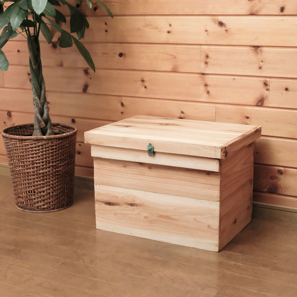 木製 宅配ボックス（50L） フリーボックス・小物入れ ウッディーライフ