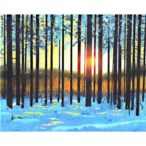 トップ 秋色の森 アクリル画 売買された 原画 やさしく 絵画 トップ 秋色の森 アクリル画 売買された 原画 やさしく 絵画