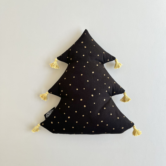 アクセントクッション-Christmas tree- BLACK 3枚目の画像