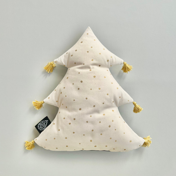 アクセントクッション-Christmas tree- WHITE 3枚目の画像