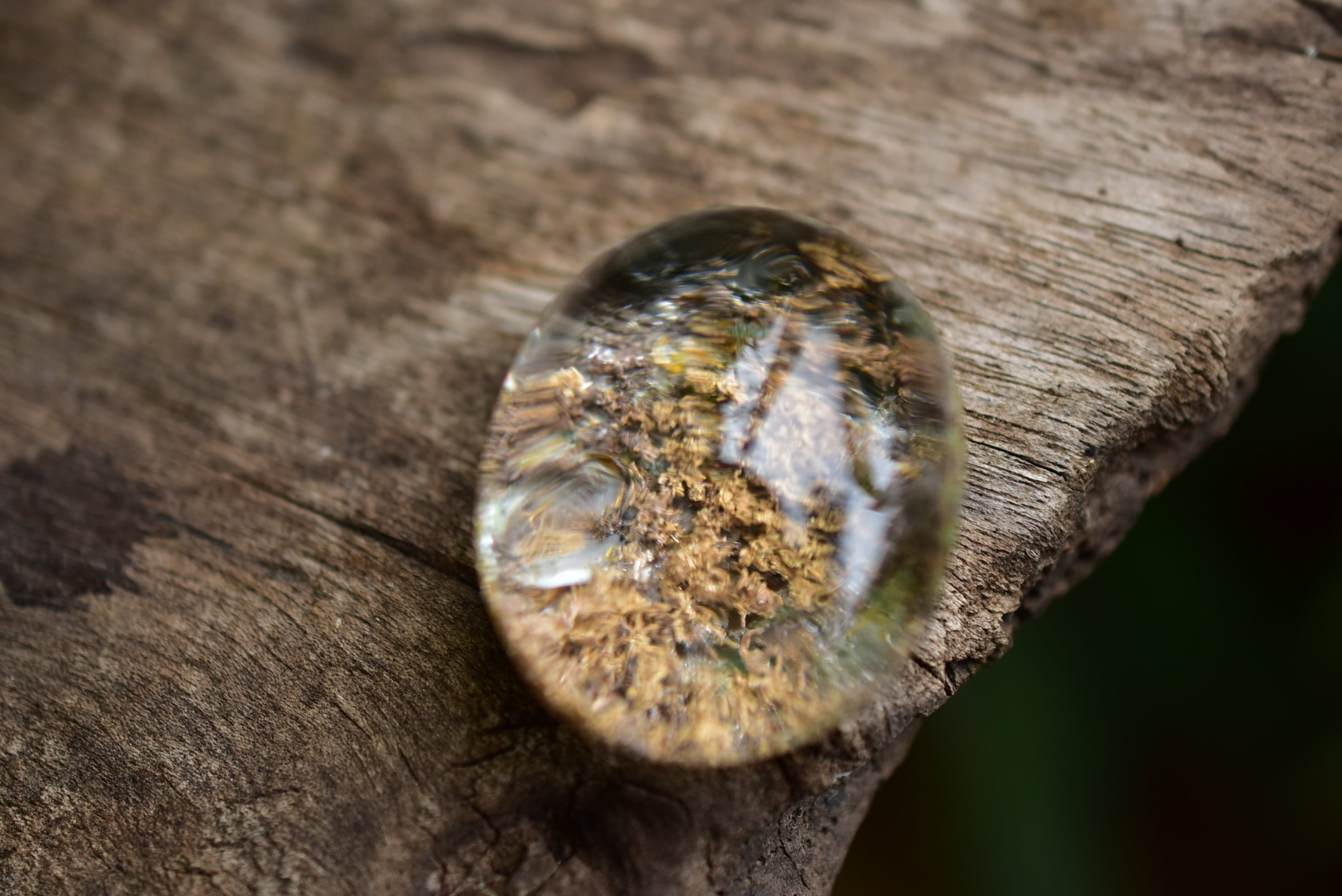 木の葉色★中粒★ガーデンクォーツs622