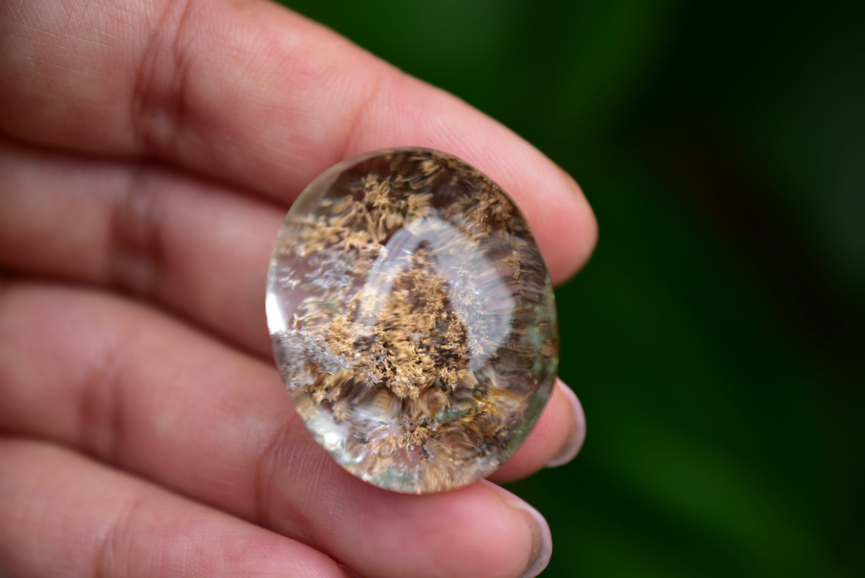 木の葉色★中粒★ガーデンクォーツs622