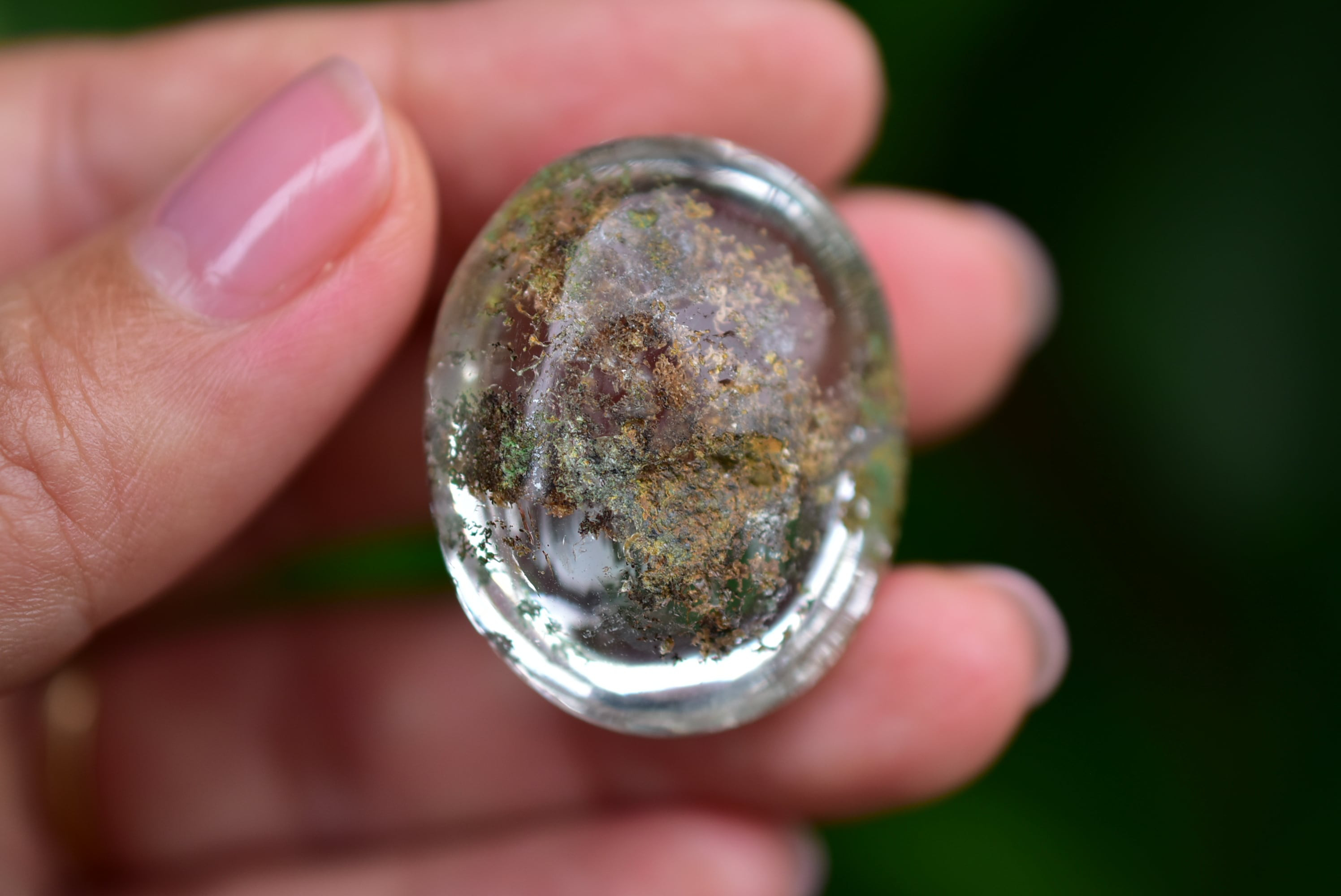 木の葉色★中粒★ガーデンクォーツs622