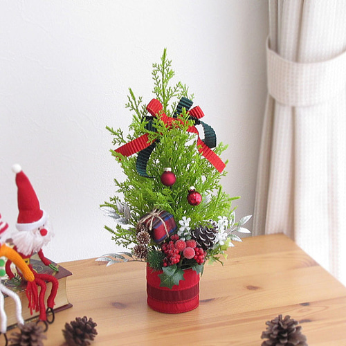 クリスマスツリー☆ゴールドクレスト・ギフトボックス・キラキラ クリスマスツリー☆ゴールドクレスト・ギフトボックス・キラキラ