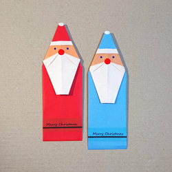 【折り紙】サンタクロースと星(ユニット折) *** クリスマス★飾り 2枚目の画像