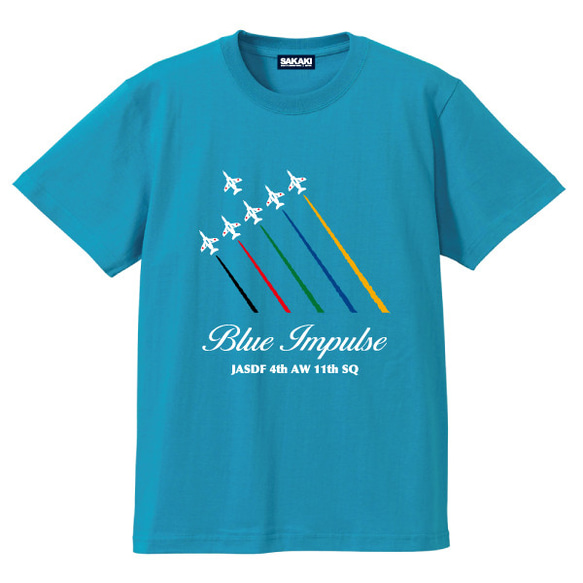 SAKAKI ブルーインパルス（リーダーズベネフィット・カラースモーク）Tシャツ 1枚目の画像