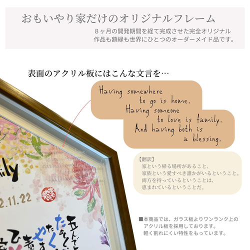 ポエムなおうち 家族 6名様まで 家族ポエム クリスマス 新築祝い 結婚