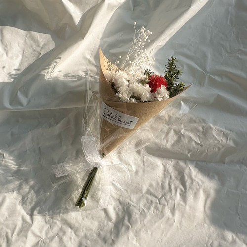 ドライフラワー クリスマス ミニブーケ リース 花束 ブーケ プレゼント