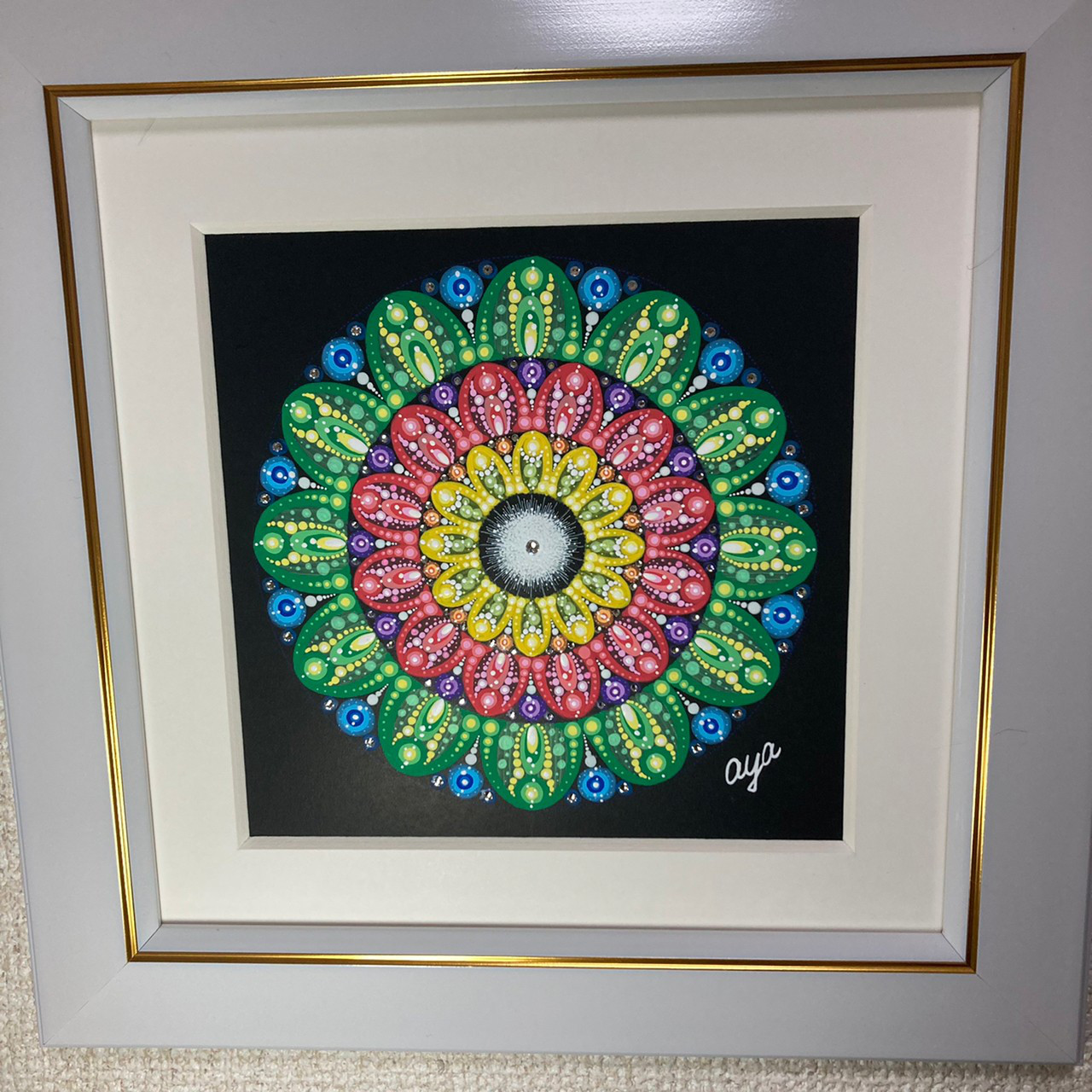 水彩画（原画）ユリ カサブランカ 絵画 Kaji yoco 通販 17490398