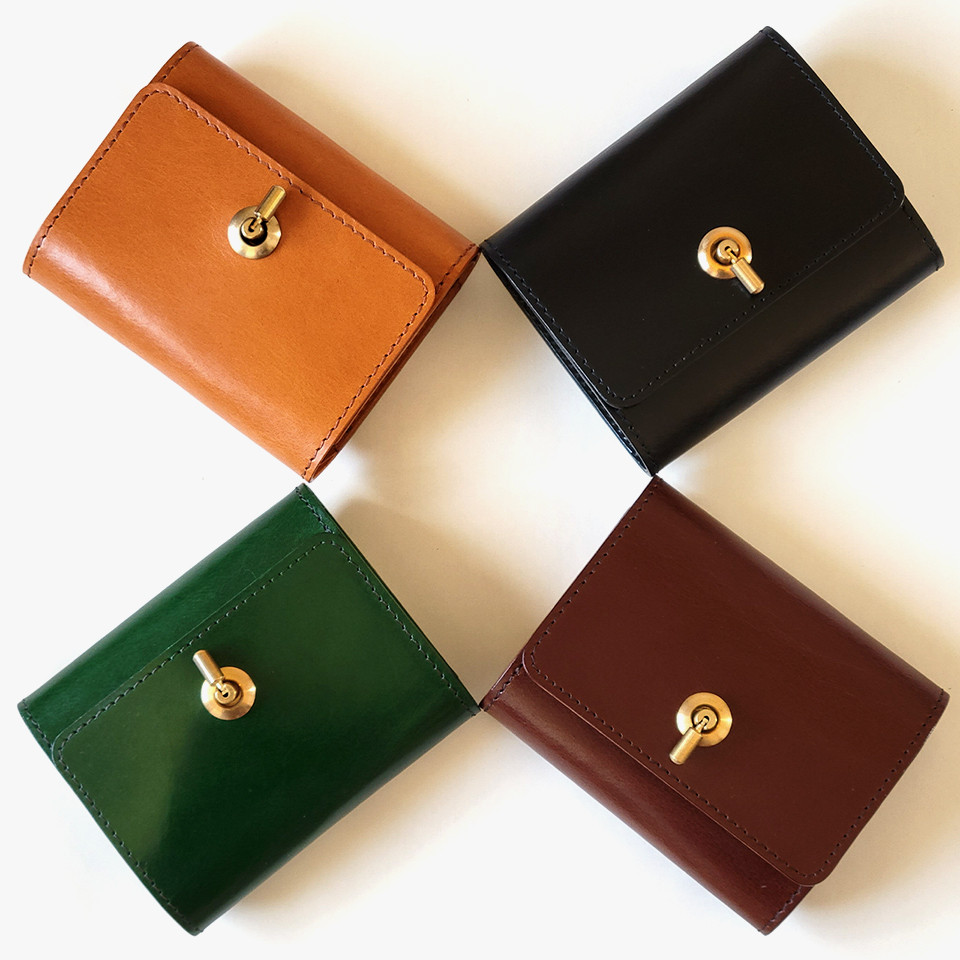 【こいあい】オコシ金具三つ折り財布 2点 こいあい】オコシ金具三つ折り財布 2点 こいあい】オコシ金具三つ折り