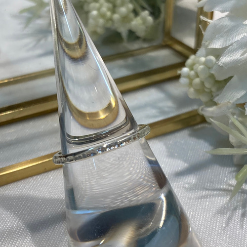 アトリエAGU   ハンドメイド    SILVER リング&ブローチ　日本製 楽天市場】GENROKUリング・紗綾型 シルバー 江戸小紋 指輪 和風