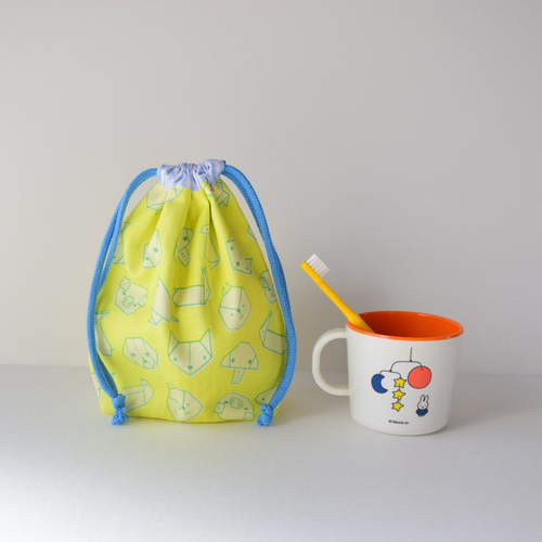 【オーダー承ります】コップ袋　給食袋 入園入学】コップ袋 給食袋 サイズオーダー可 ｜幼稚園 保育園 小学校