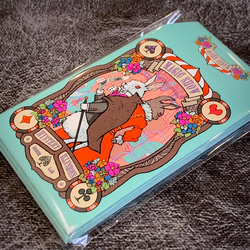 ポチ袋『兎のマジックショー』５点セット（封シール付き） 5枚目の画像