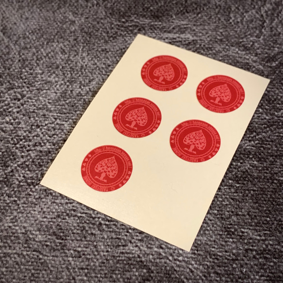 ポチ袋『兎のマジックショー』５点セット（封シール付き） 7枚目の画像