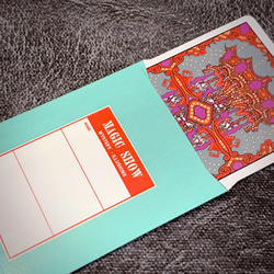 ポチ袋『兎のマジックショー』５点セット（封シール付き） 6枚目の画像