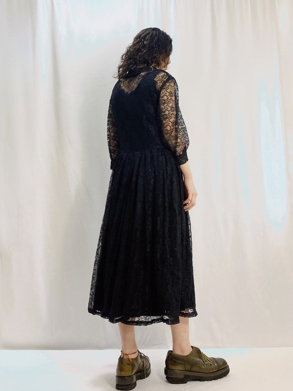 crystal lace dress(secondhand clothing) 8枚目の画像