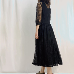 crystal lace dress(secondhand clothing) 6枚目の画像