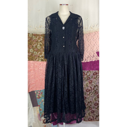crystal lace dress(secondhand clothing) 2枚目の画像