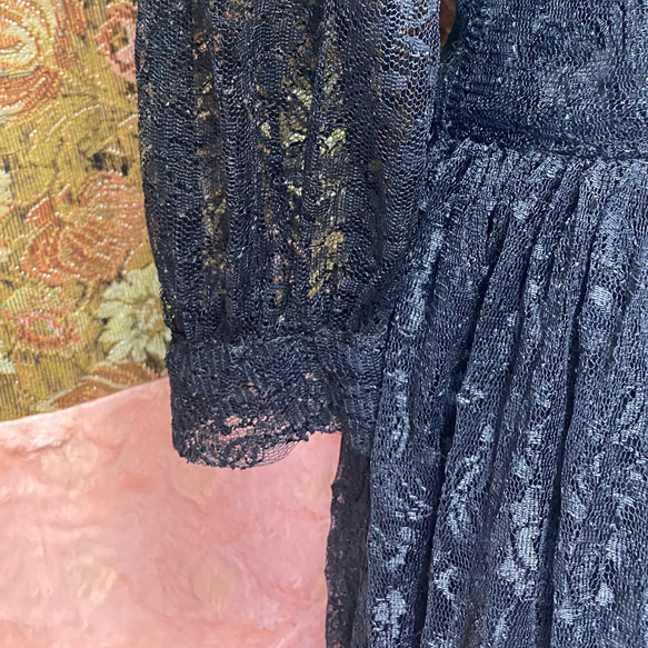 crystal lace dress(secondhand clothing) 9枚目の画像