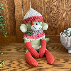 ソックキャット ソックモンキー レトロな女の子 猫ぬいぐるみ ソックキャット ソックモンキー レトロな女の子 猫ぬいぐるみ