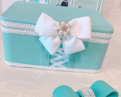 メイクボックス♡ ティファニーブルー フリーボックス・小物入れ M&R