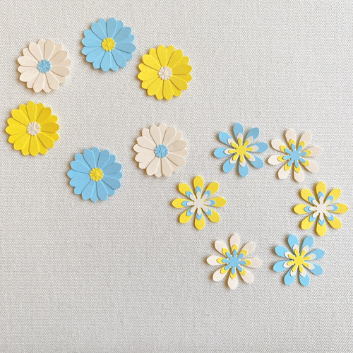 ◉送料込み◉クラフトパンチ 花 アルバム カラフル 飾り 寄せ書き