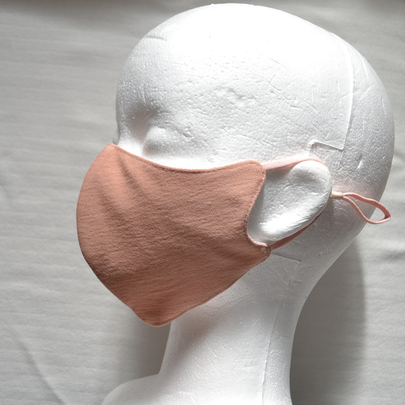 バイカラーシリーズ　シルクマスク　3D　オーガニックコットン　小顔マスク　国産シルク100％　敏感肌　蒸れにくい　秋冬 7枚目の画像