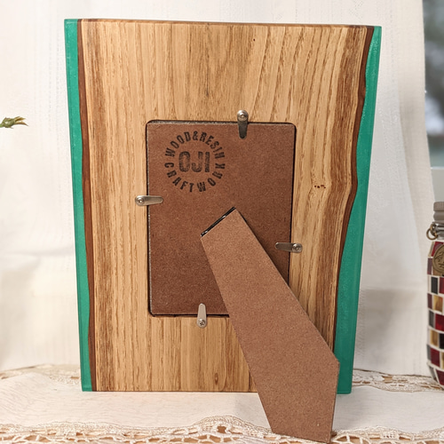 ウッドレジン フォトフレーム L判 フォトフレーム・写真立て craftwork