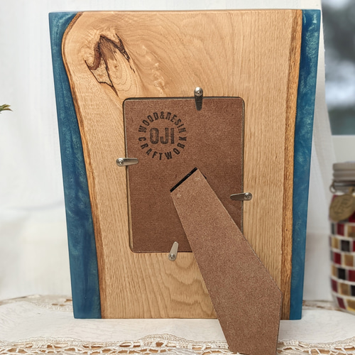 【1211】ウッドレジン　フォトフレーム 1211】ウッドレジン フォトフレーム ミニウッドフォトフレーム