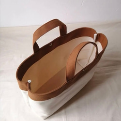 L size シンプルトート　8号帆布トートバッグ 2枚目の画像