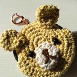 くまちゃん　バックチャームポーチ 5枚目の画像