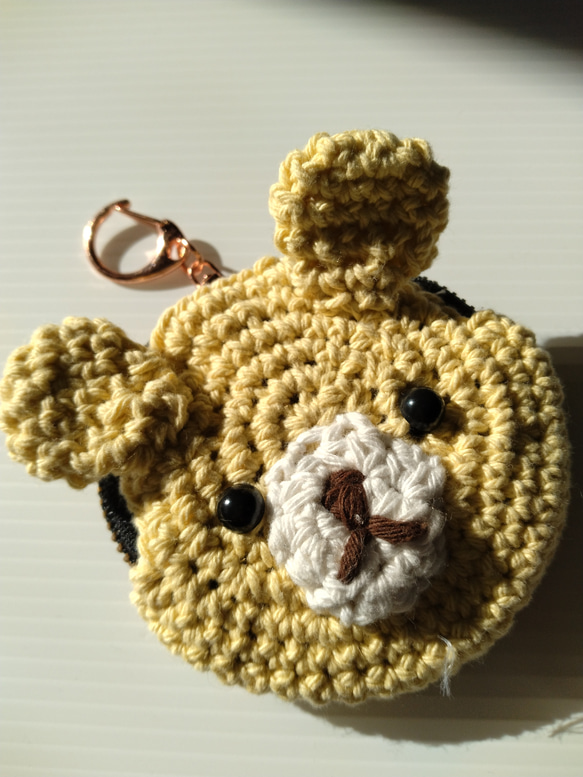 くまちゃん　バックチャームポーチ 5枚目の画像