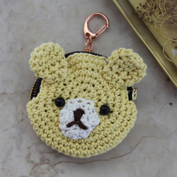 くまちゃん　バックチャームポーチ 2枚目の画像