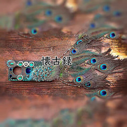 豪華なクジャク 羽付き 刺繍 ラインストーン グリーン 緑 デコ スマホケース エレガント ゴージャス 孔雀 キラキラ 3枚目の画像