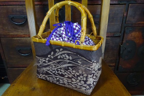 一閑張りバッグ④ 一閑張りバッグ | 水木屋馬場商店