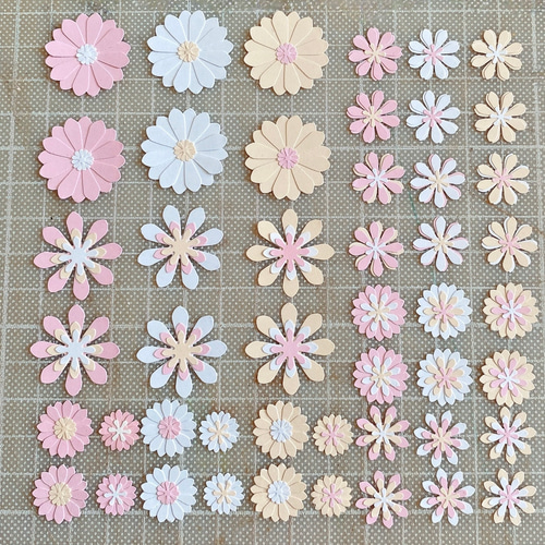 ◉送料込み◉クラフトパンチ 花 アルバム 飾り 寄せ書き ペーパー