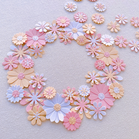 バレンタインセット♡ペーパークラフト♡クラフトパンチ♡マカロン♡アルバム♡花 バレンタインセット♡ペーパークラフト♡クラフトパンチ♡マカロン