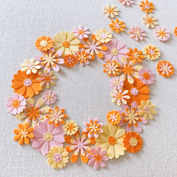 ◉送料込み◉クラフトパンチ 花 アルバム 飾り 寄せ書き ペーパー