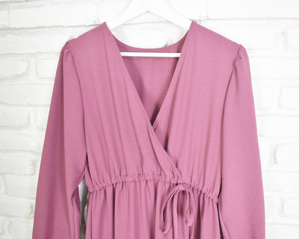 Cachecourt層疊連衣裙&lt;粉紫色&gt; 第6張的照片