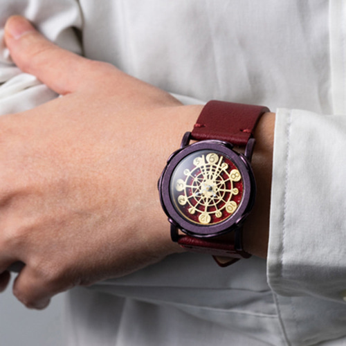 観覧車」手作り時計／文字盤2色／ベルトカラー6色 名入れ可 腕時計