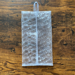 ティッシュカバー箱なしタイプ専用〈大きめサイズ〉【クリスタル】PVC ビニール 防水　ペーパータオル　キッチンペーパー 3枚目の画像