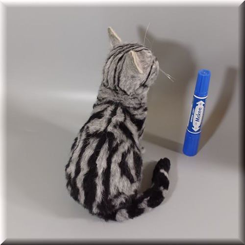フェルト羊毛 壁飾り アメリカンショート 【 】新品 アメショ 猫 ねこ