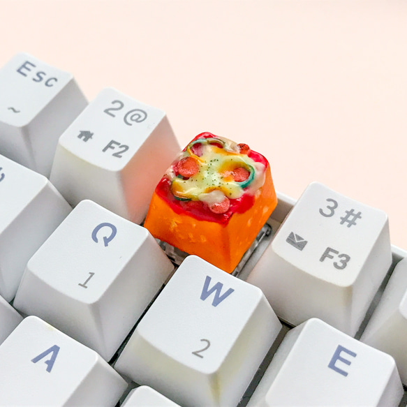 ピザトースト】キーキャップ (メカニカルキーボード, Cherry MX軸 