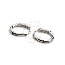 ERG-2253-R [2 pieces] 圓形一觸式耳環,圓形一觸式耳環 第2張的照片