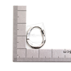 ERG-2253-R [2 pieces] 圓形一觸式耳環,圓形一觸式耳環 第5張的照片