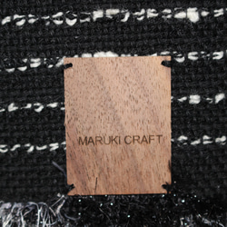 手織りかばん：L573（持ち手牛革）/自立立ちする丈夫なつくり 2枚目の画像