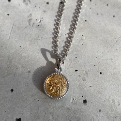 【Hawaiian jewelry mulch coin 316l】金属アレルギー対応　silver 35〜60cm 4枚目の画像