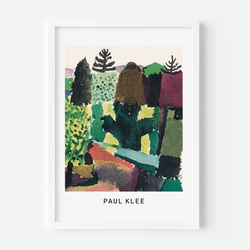 パウル・クレー、Park、ポスター、バウハウス、シンプルスタイルに、北欧スタイルにも。抽象画、風景画。【K-0310】 4枚目の画像