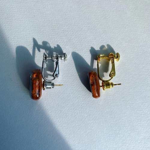個数限定再販】〜島いろ窯〜ブルー 陶片 ピアス イヤリング ピアス
