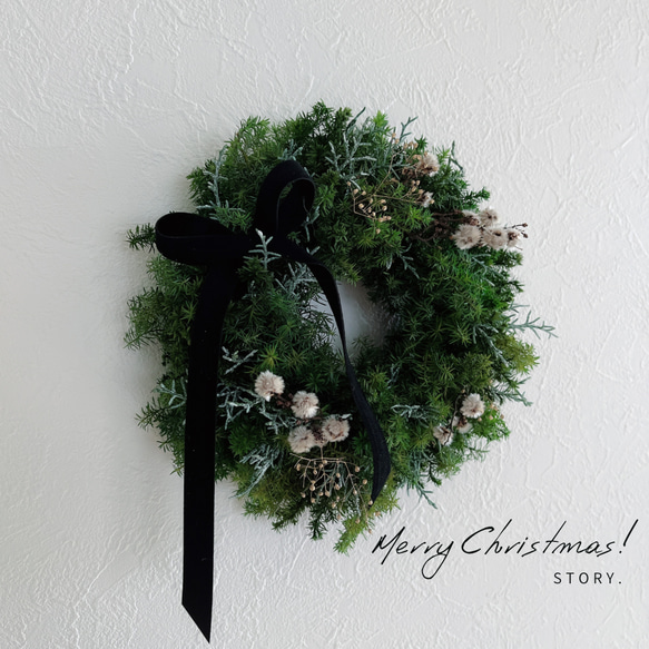 針葉樹のクリスマスリース 針葉樹のクリスマスリースワークショップのお知らせ［主催：EQmede］